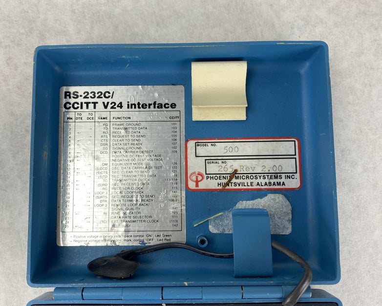 Phoenix RS-232C CCITT V24 Interface 265 Rev 2.0