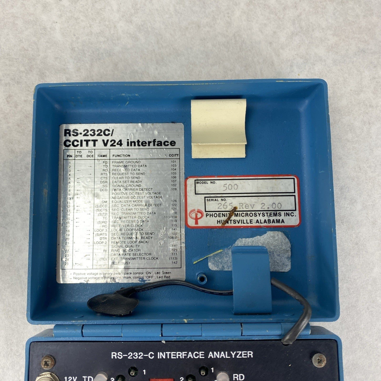 Phoenix RS-232C CCITT V24 Interface 265 Rev 2.05