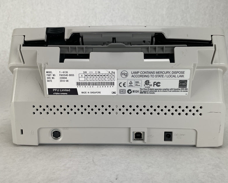 Fujitsu fi-6130 Duplex Document Scanner PA03540-B055 Untested
