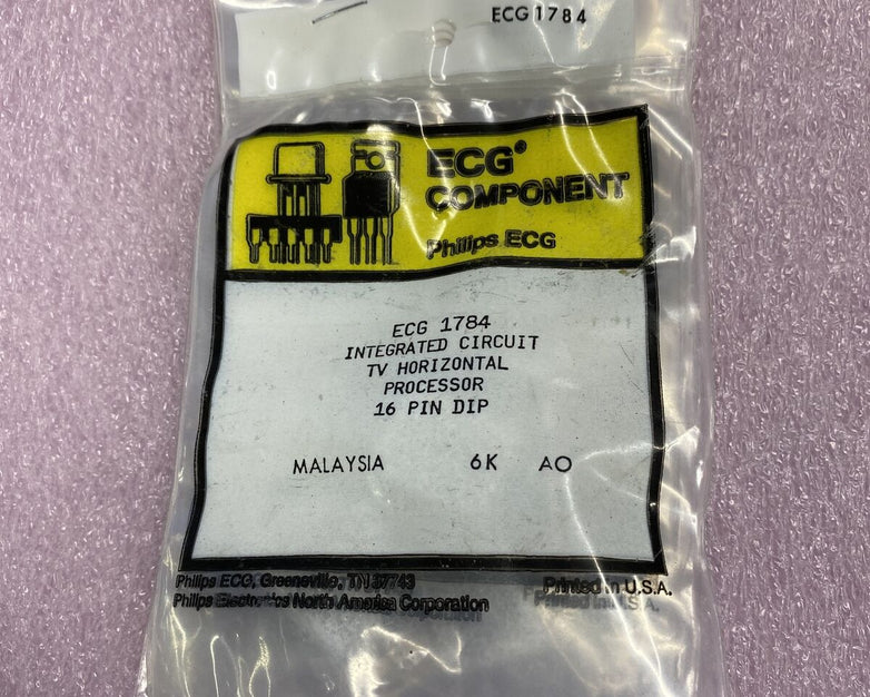 ECG Components Philips 1784 Integrated Circuit 16 Pin Processor (Lot of 6)