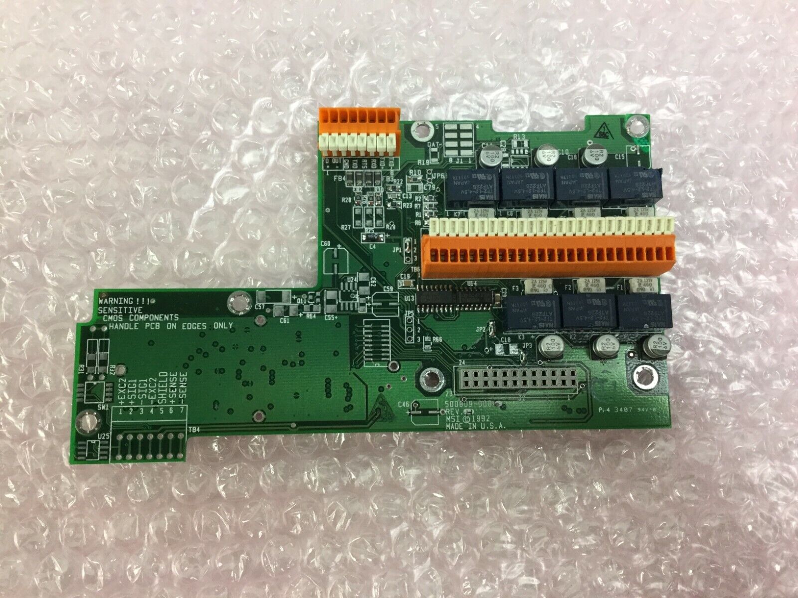 REV B PCB 500829-0100 for Measurement Systems International MSI-3650
