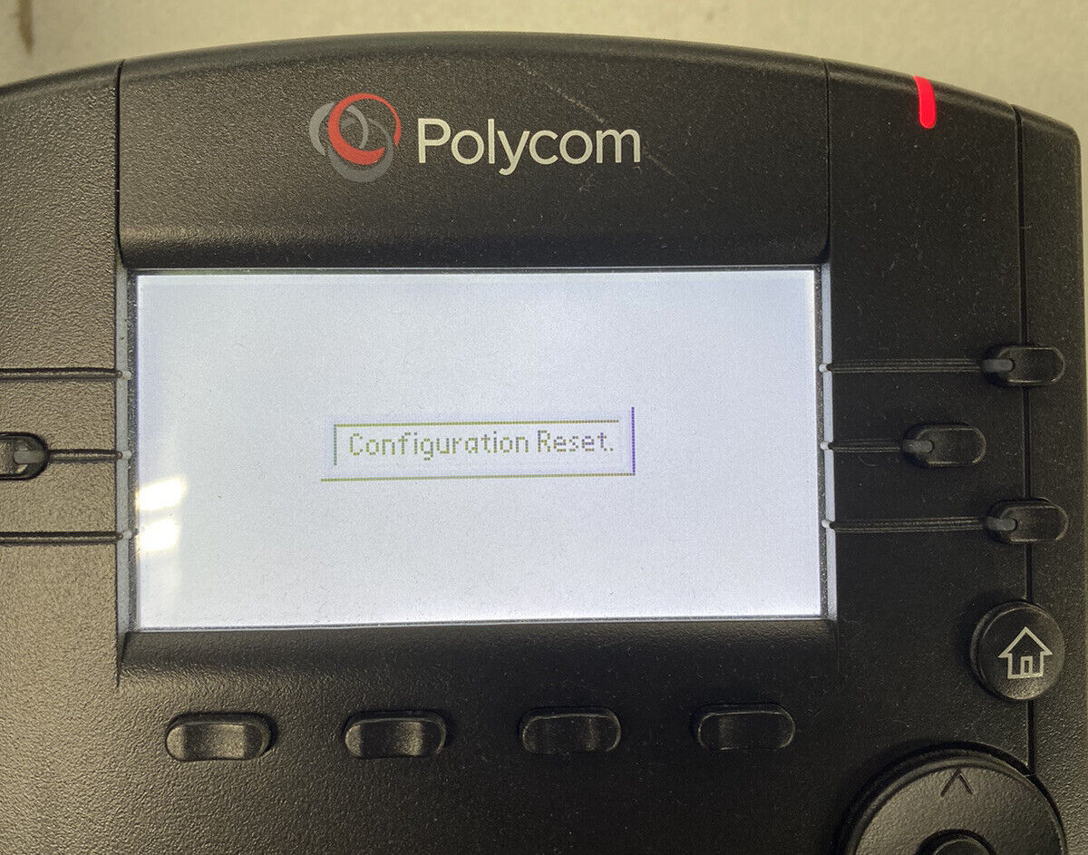 Polycom 2201-46161-001 VVX 310 IP VOIP 6 Line SIP POE Telephone NO AC ADAPTER