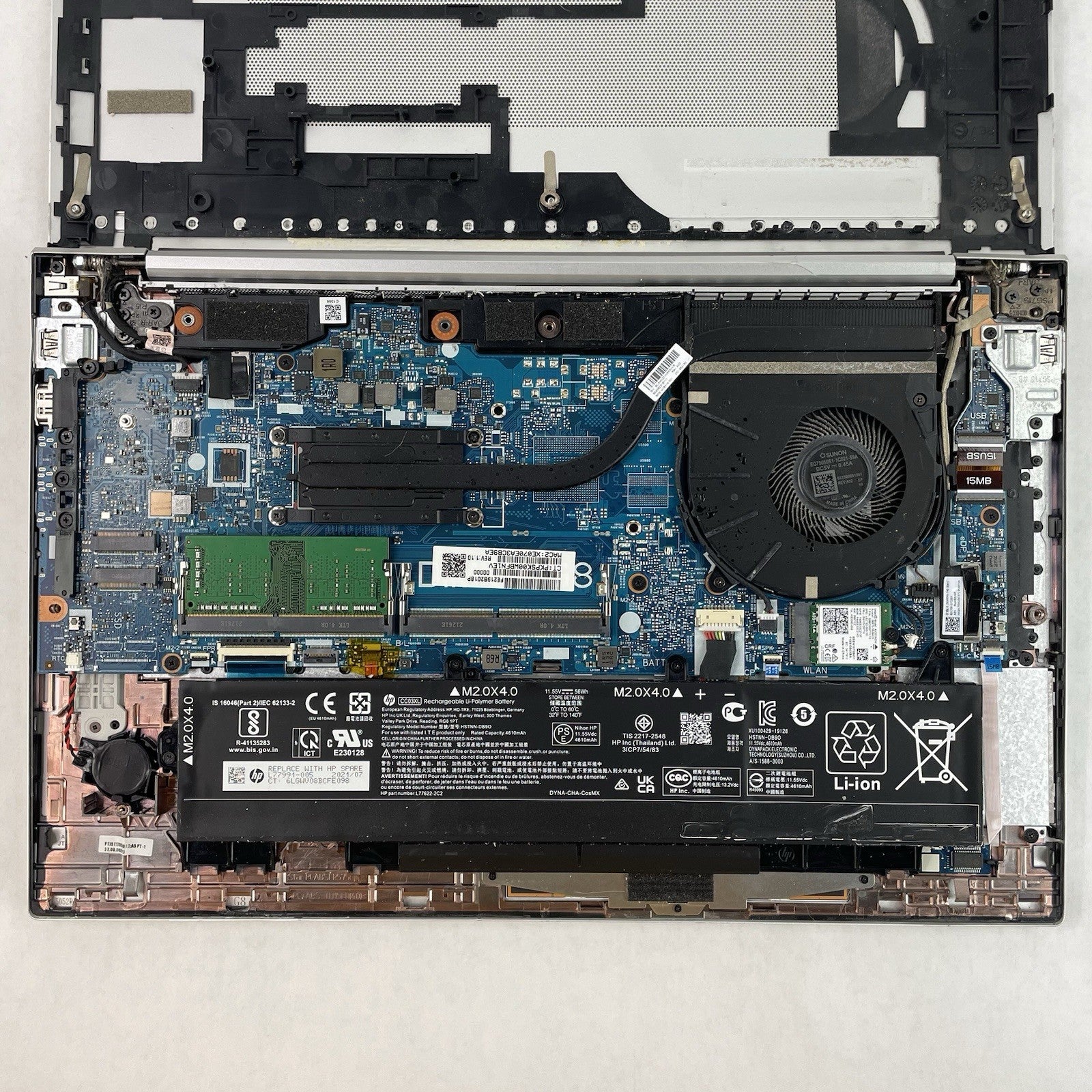 HP EliteBook 850 G8 15.6" i5-1145G7 2.60 GHz 8 GB RAM No SSD/OS/AC - READ19