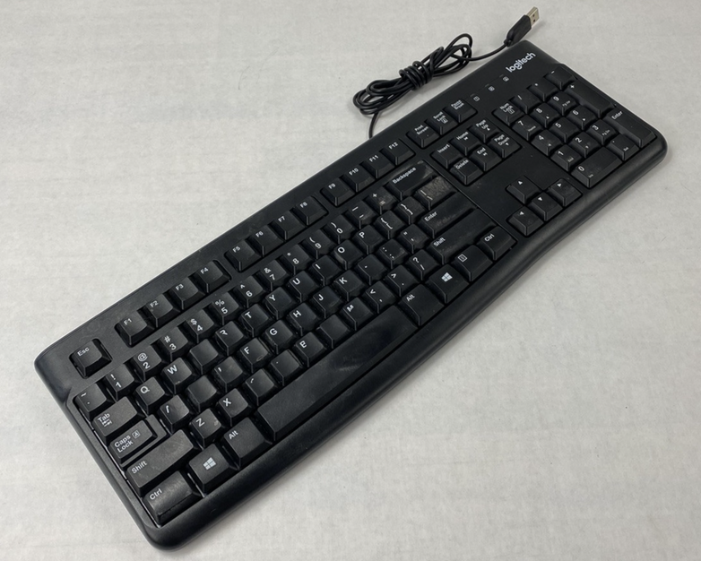 Lot of 7 Logitech K120 YU0036 USB Wired Keyboard Tested