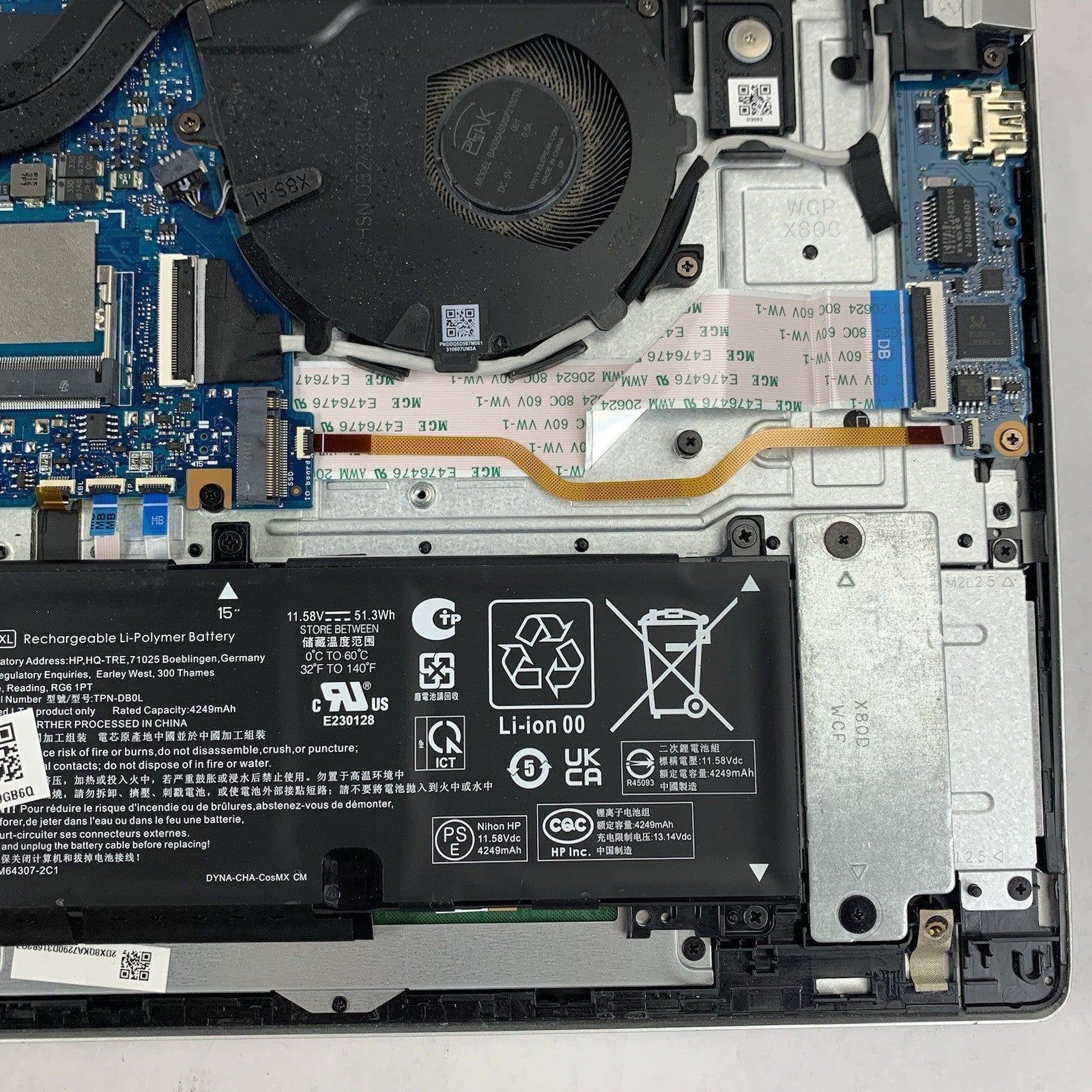 HP EliteBook 655 G9 15.6" AMD Ryzen 5 Pro 5675U 2.3GHz 8GB RAM No SSD/OS/AC Dent13