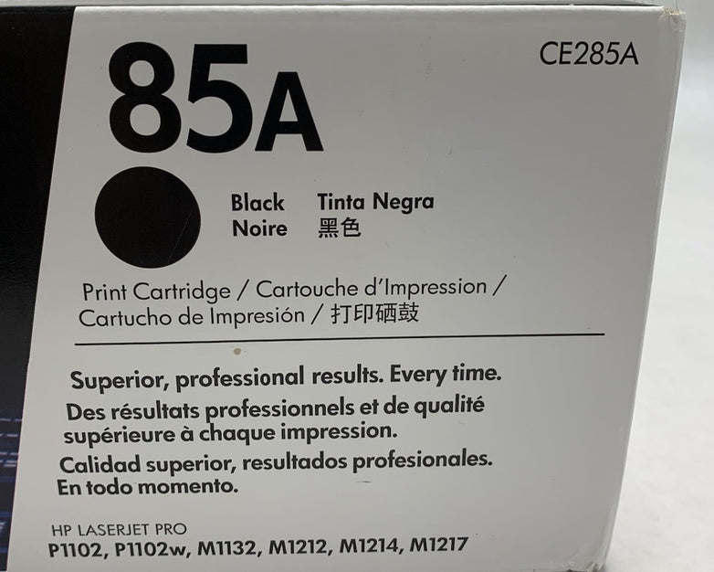 HP LaserJet 85A CE285A Black Print Cartridge Exp: June 2022