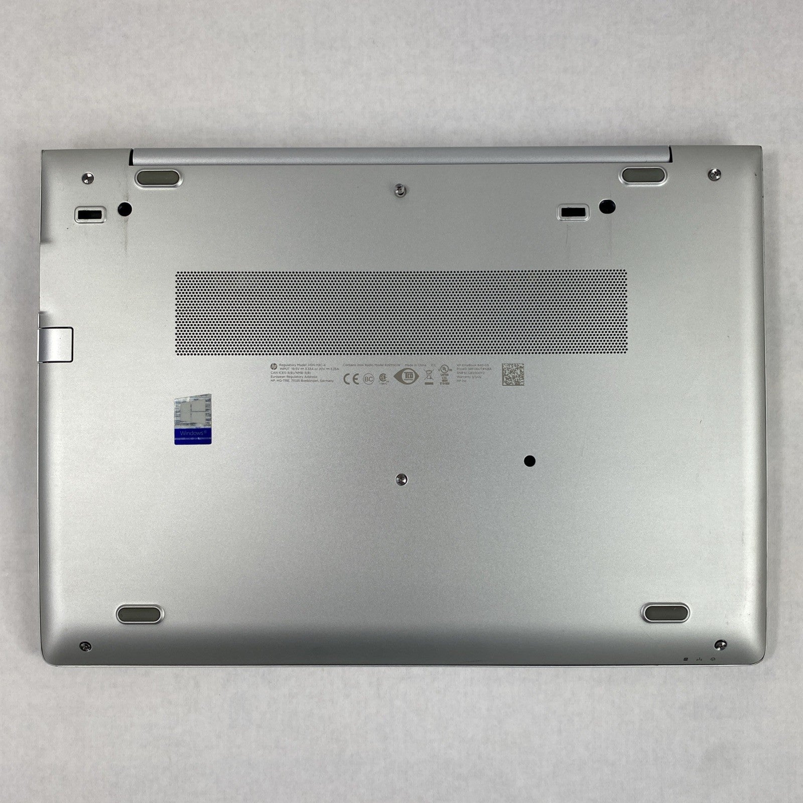 HP EliteBook 840 G5 Core i5-7200U 2.50 GHz 8GB RAM 15.6" No Battery No HDD No OS