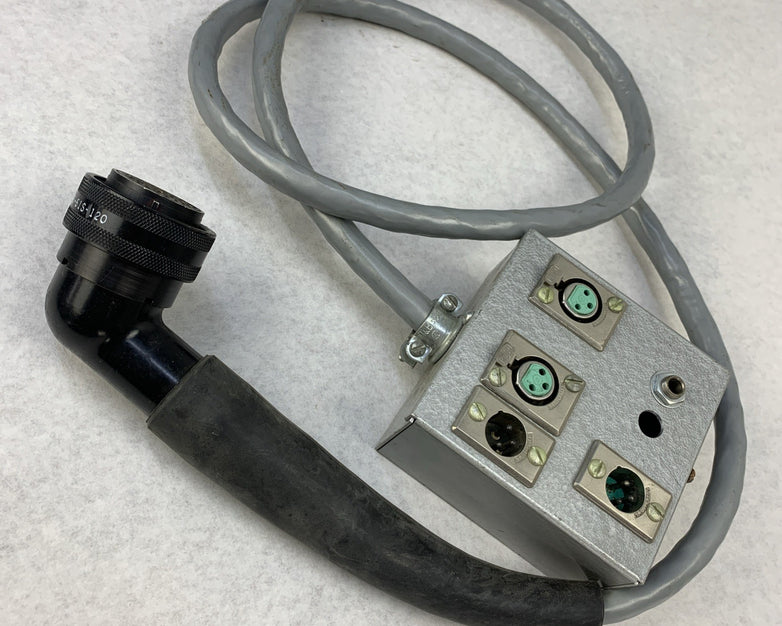 ITT BIW B02706-61S-120 Industrial 61-Pin Cable Assembly to 4 XLR Breakout Box