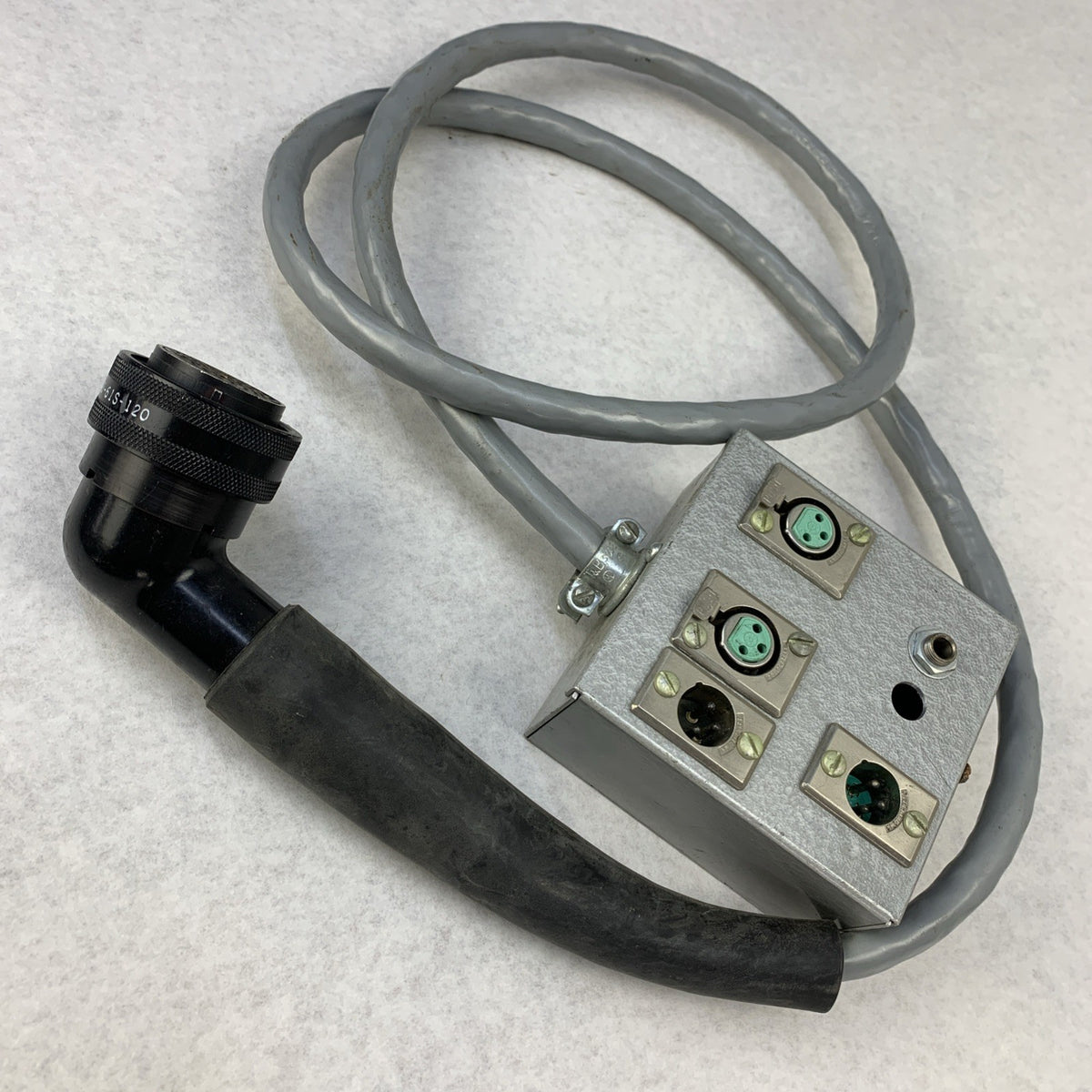 ITT BIW B02706-61S-120 Industrial 61-Pin Cable Assembly to 4 XLR Breakout Box0