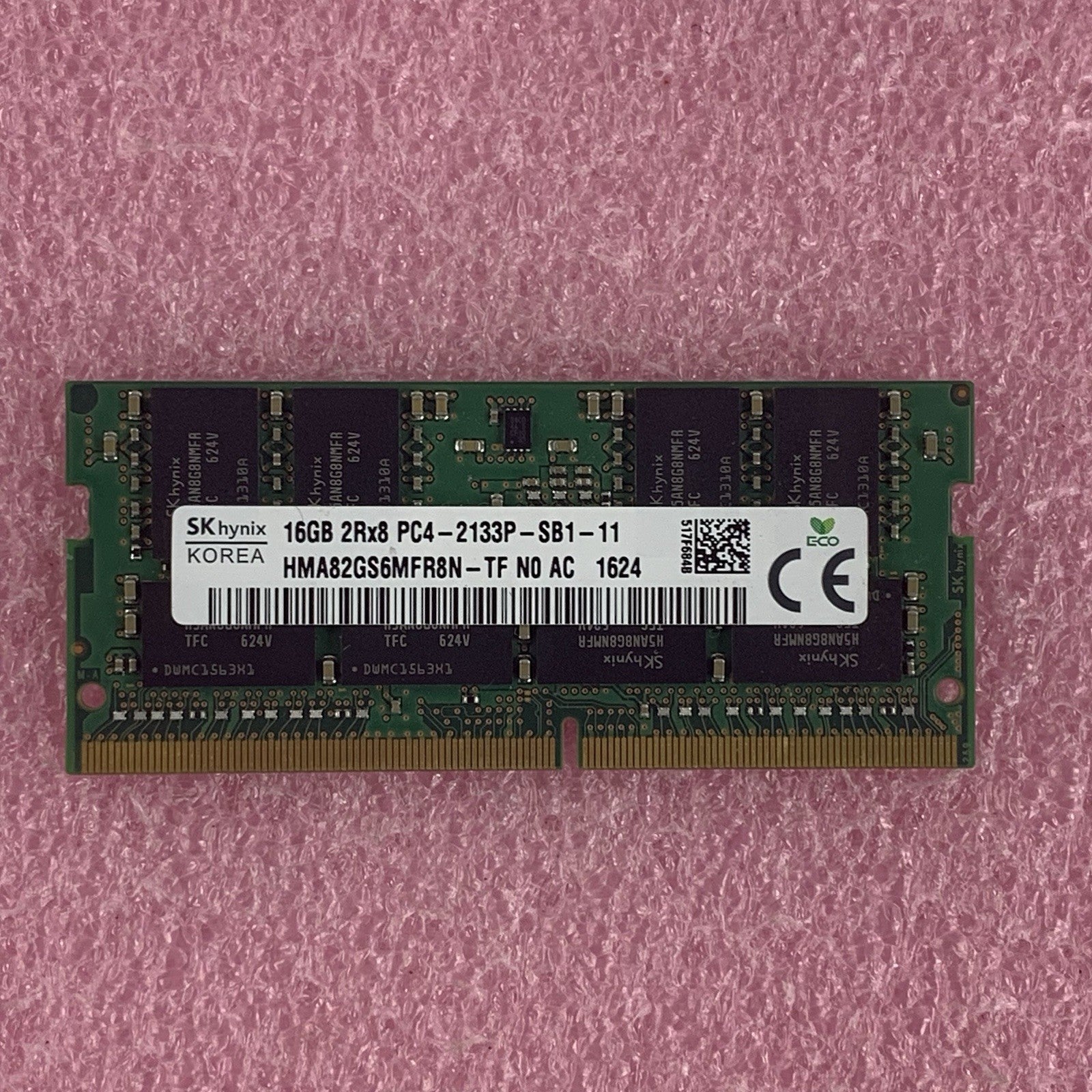 SK Hynix HMA82GS6MFR8N-TF 16 GB SODIMM 2Rx8 DDR4 PC4-2133P Laptop Memory Ram1