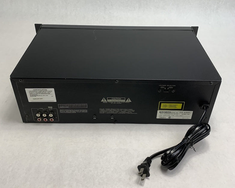 Tascam CD-A500 CD Player / Cassette Combination Deck - Parts or Repair