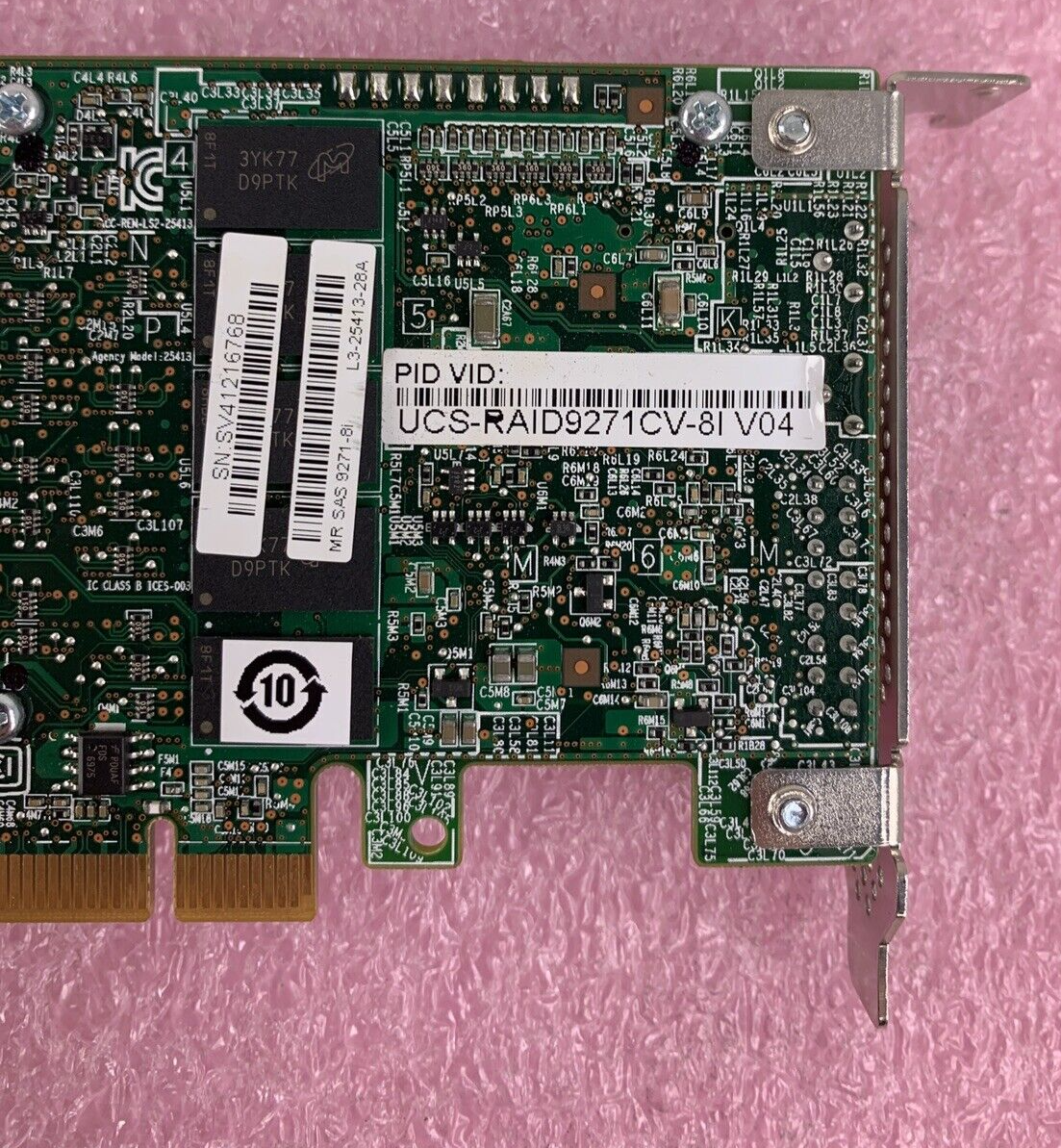 Cisco UCS-RAID9271CV-8I MR A 74-11165-04 Raid Card Tested