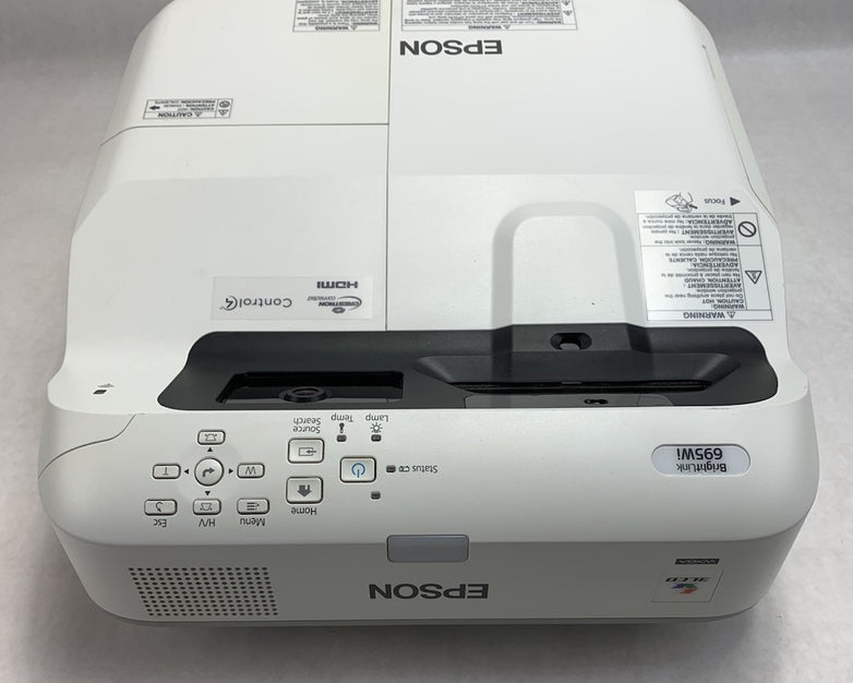 Epson PowerLite 695Wi H740A LCD Lamp Projector 1583 Lamp Hours - No Remote
