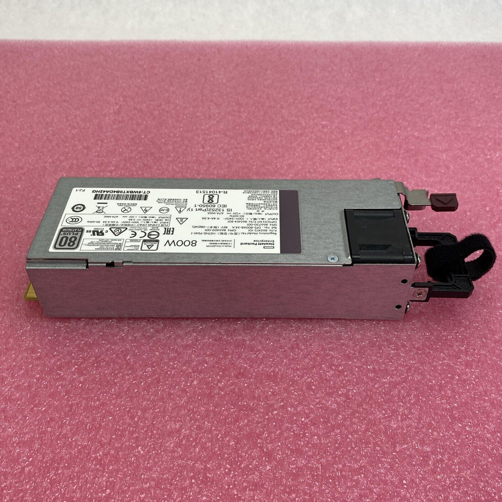 HP HSTNS-PD41-1 800W 80 Plus Platinum Power Supply 86-5412-101