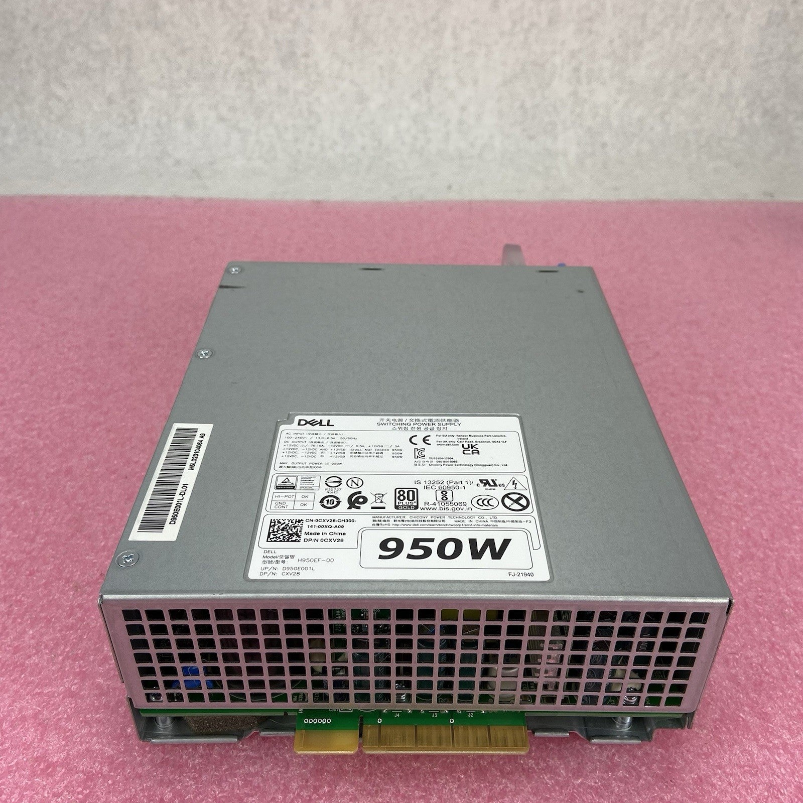 Dell OCXV28 950W Switching Power Supply 80 Plus Gold1
