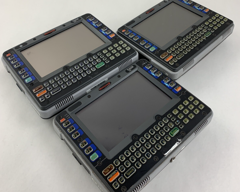 Honeywell Thor VM1C Mount Computer Bad Screens - No Dock No OS No Flash Lot of 3