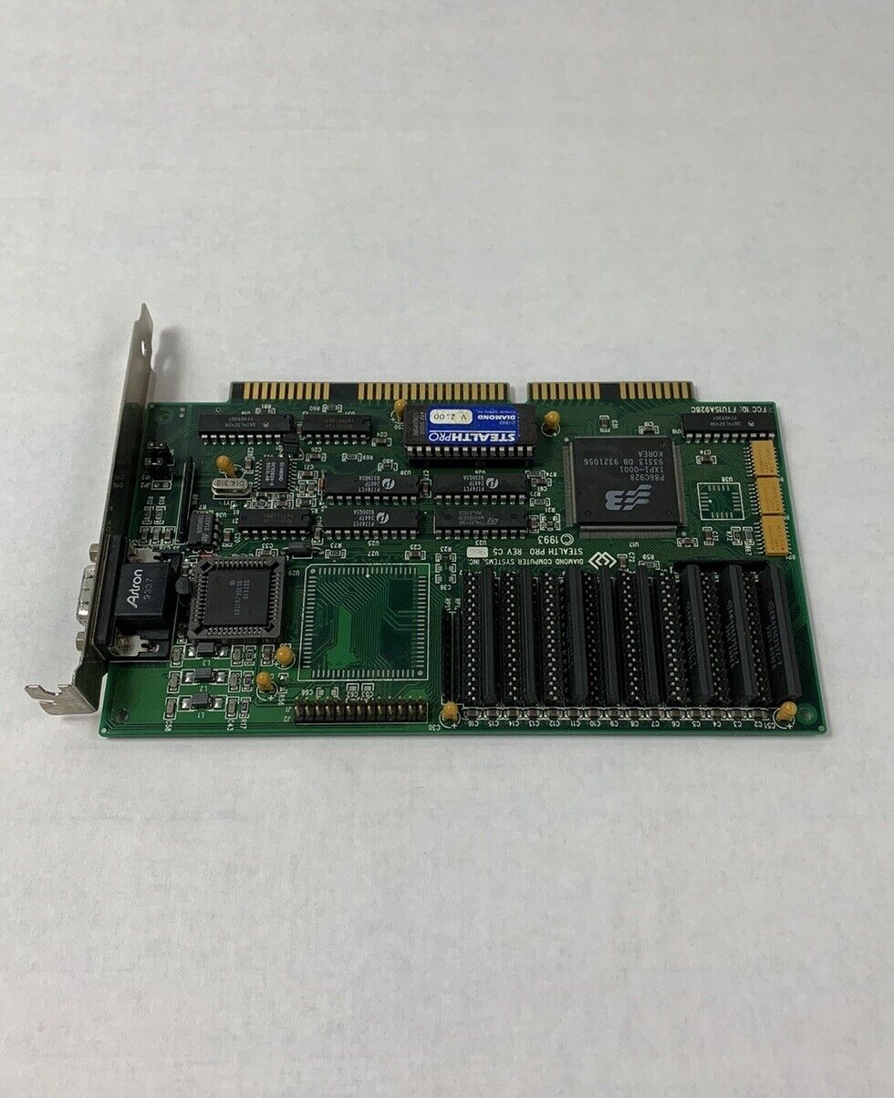 Diamond Stealth Pro S3 P86C928 ISA VGA Graphics Card