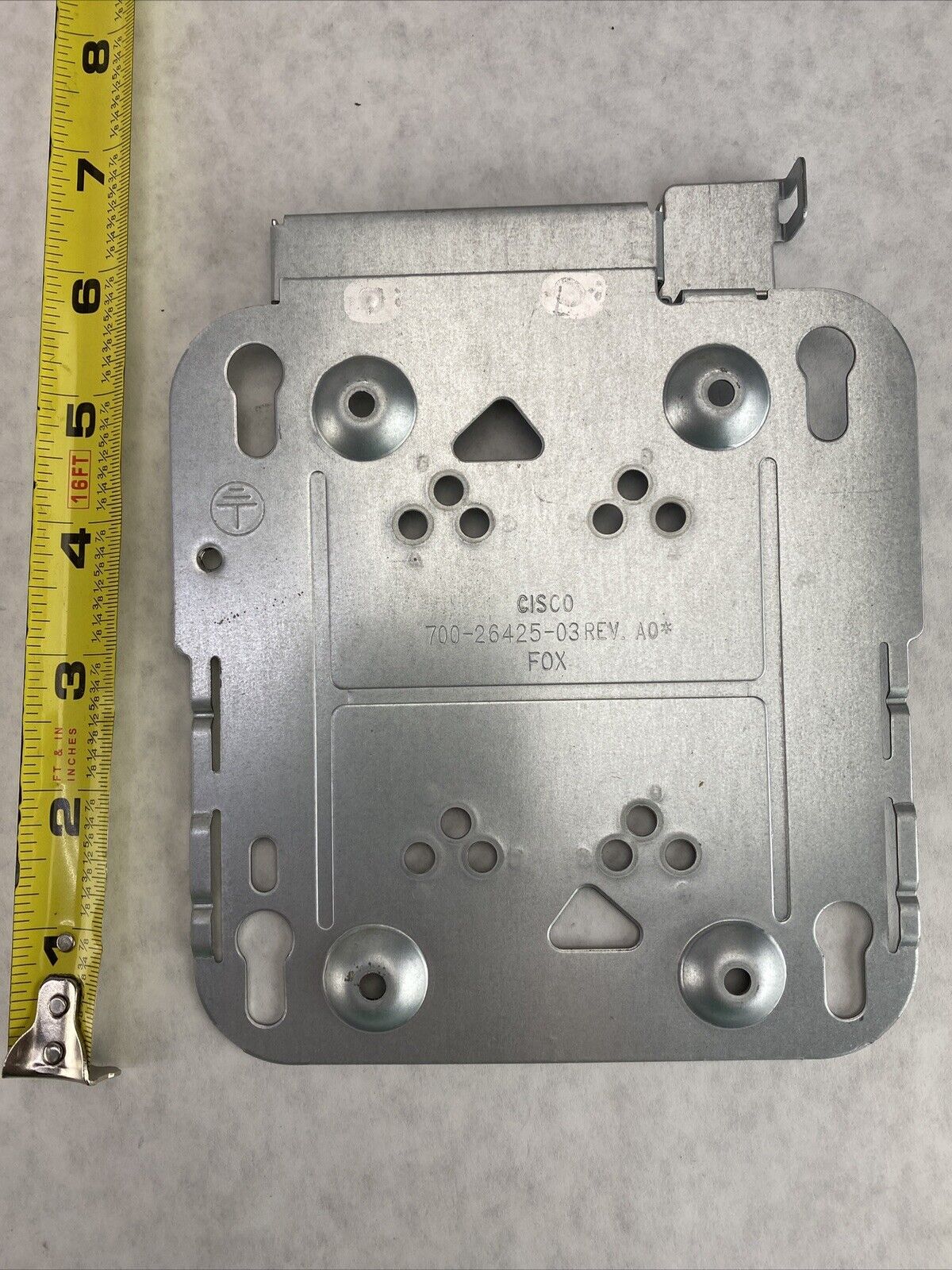 Lot of 2 Cisco 700-26425-03 WAP Mounting Bracket Plate Only NO SCREWS