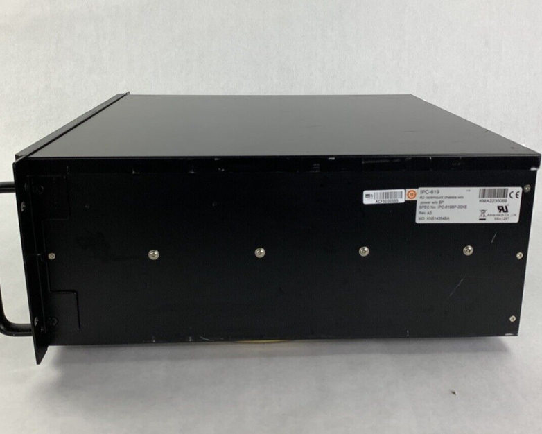 Advantech IPC-619 Quad Q9400 2.66 GHz 4 GB Ram No OS No HDD 300W No Audio Card