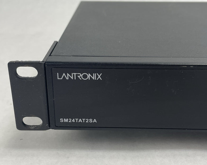 Lantronix SM24TAT2SA-VT 24-Port Managed Gigabit Ethernet PoE+ Tested & Reset