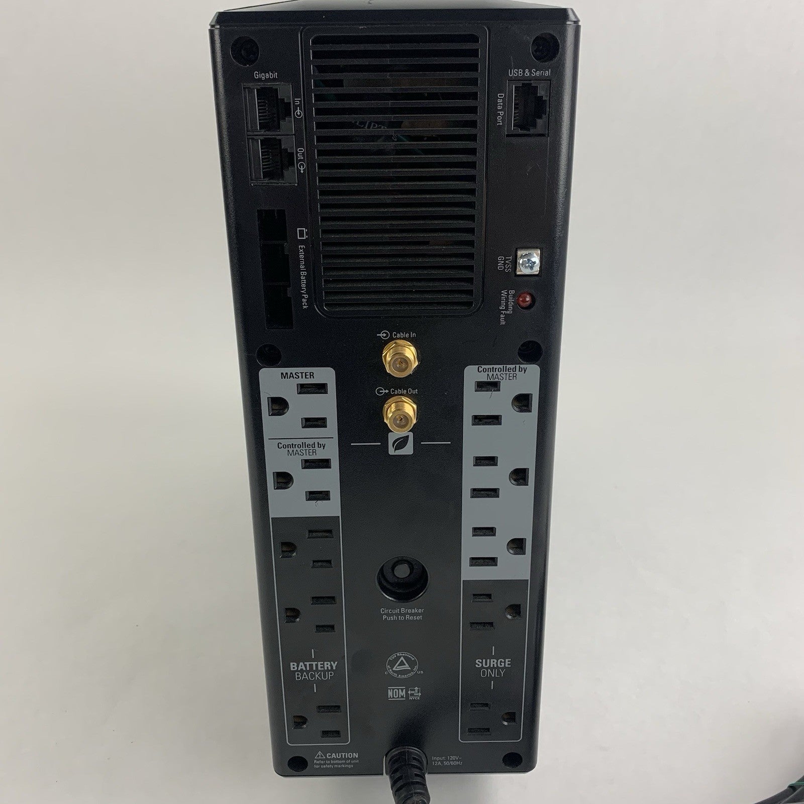 APC BX1500G Back UPS XS 1500 10 Outlet Uninterruptable Power Supply No Batt4