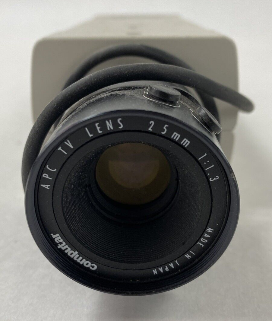 Diebold CCD Camera AC24V 49-008036-000A 25mm APC TV Lens For Parts or Repair