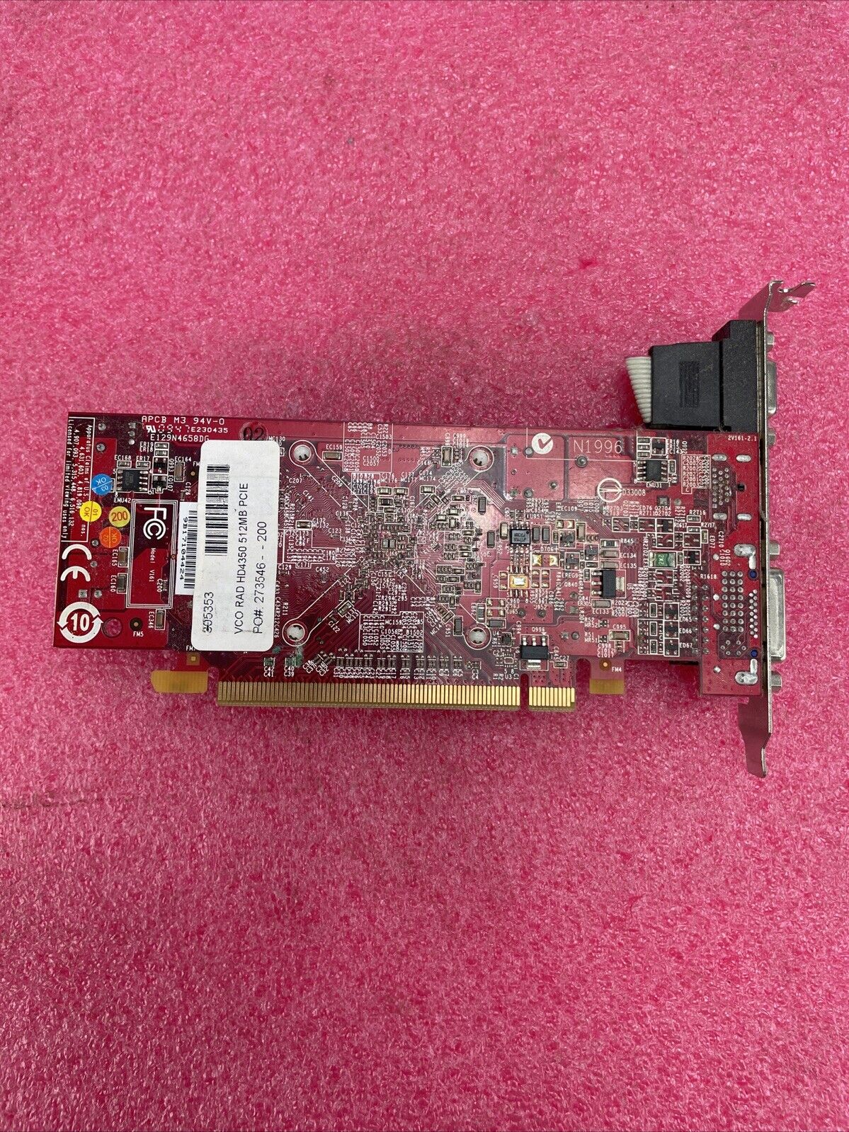 MSI Radeon HD4350 512MB PCIe Graphics Card
