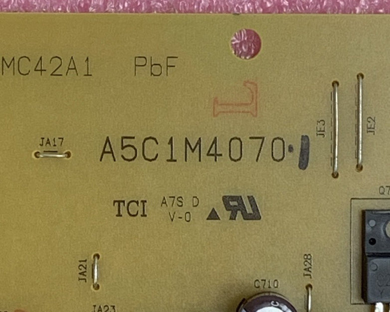 Konica Minolta A5C1M4070 High Voltage Power Supply Board for C454e