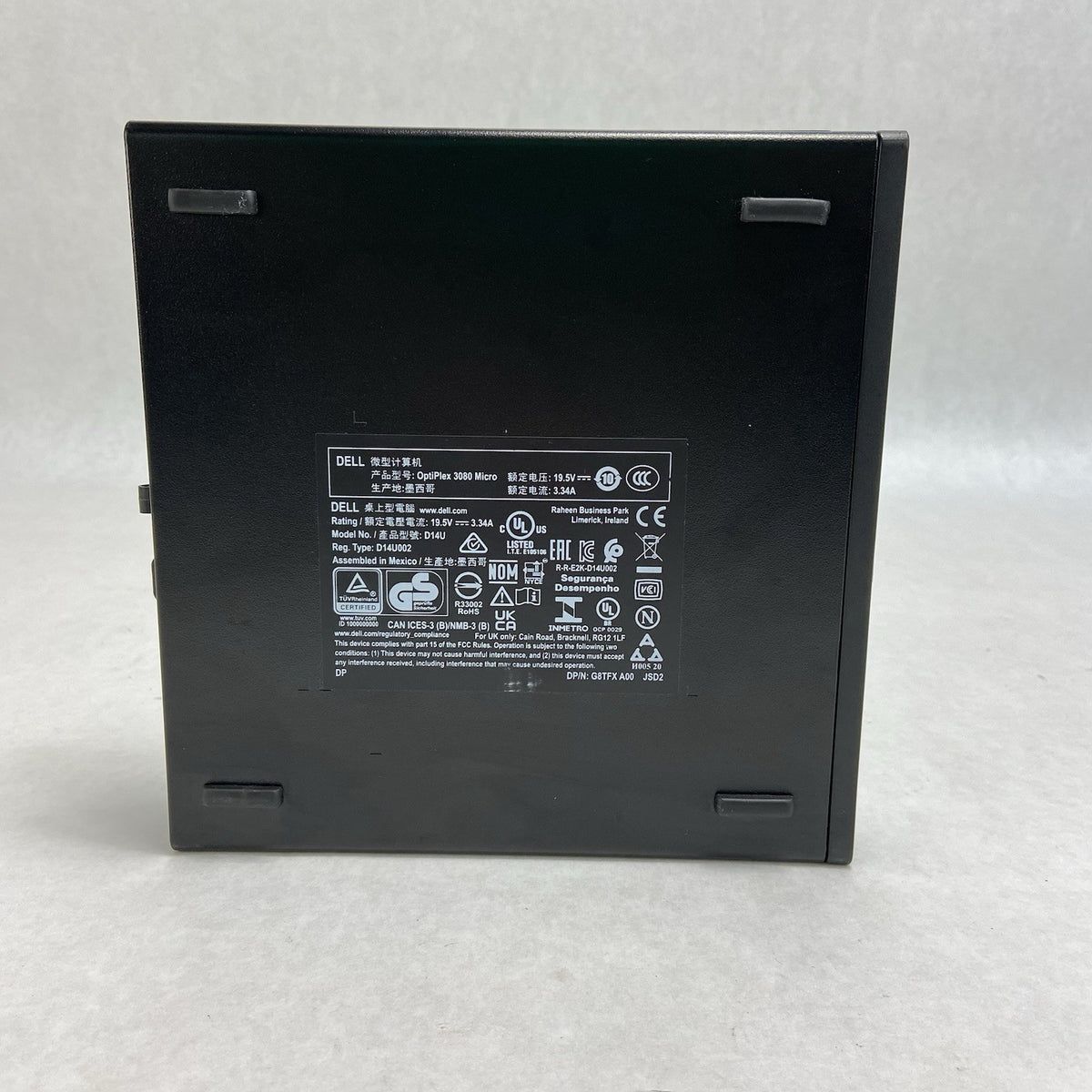 Dell Optiplex 3080 MFF Intel Core i55-10500T 2.3GHz 16GB RAM w/AC No HDD/OS/WLAN4