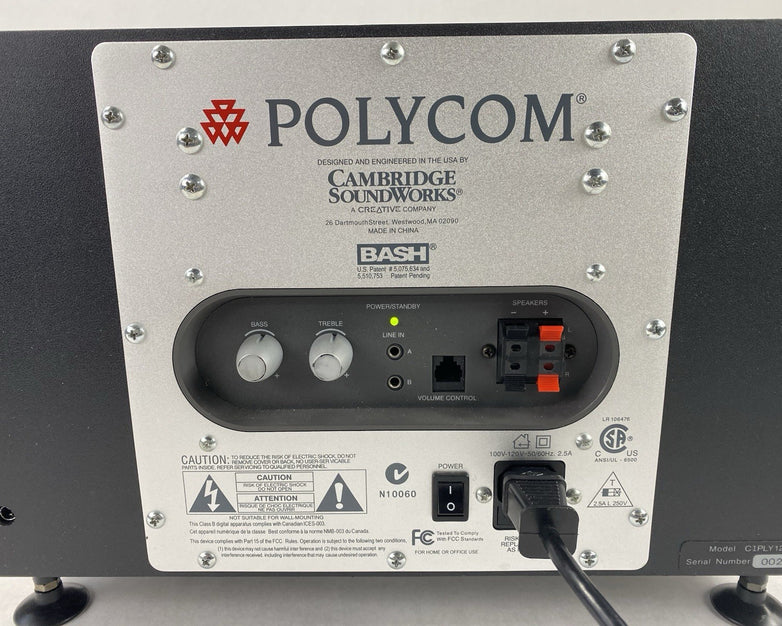 Cambridge Soundworks Polycom C1PLY120 Subwoofer Power Tested