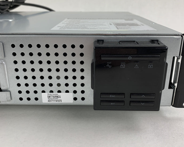 APC SMT750RM2U Line Interactive Rackmount Smart-UPS  No Battery Tested
