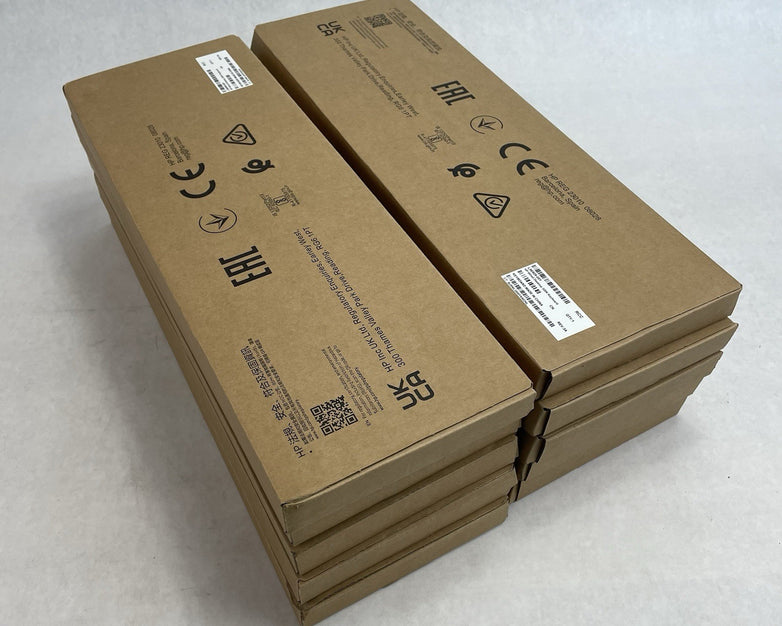 HP Black Slim Wired USB Keyboard US L96909 - 001 Lot of 10