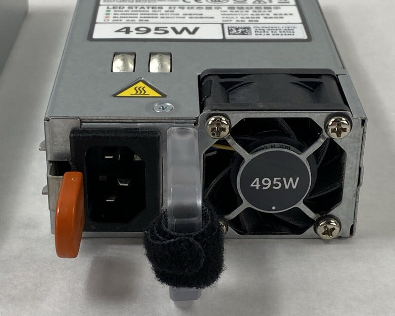 Lot of 2 Dell N24MJ D495E-S0 80 Plus Platinum 495W Power Supply