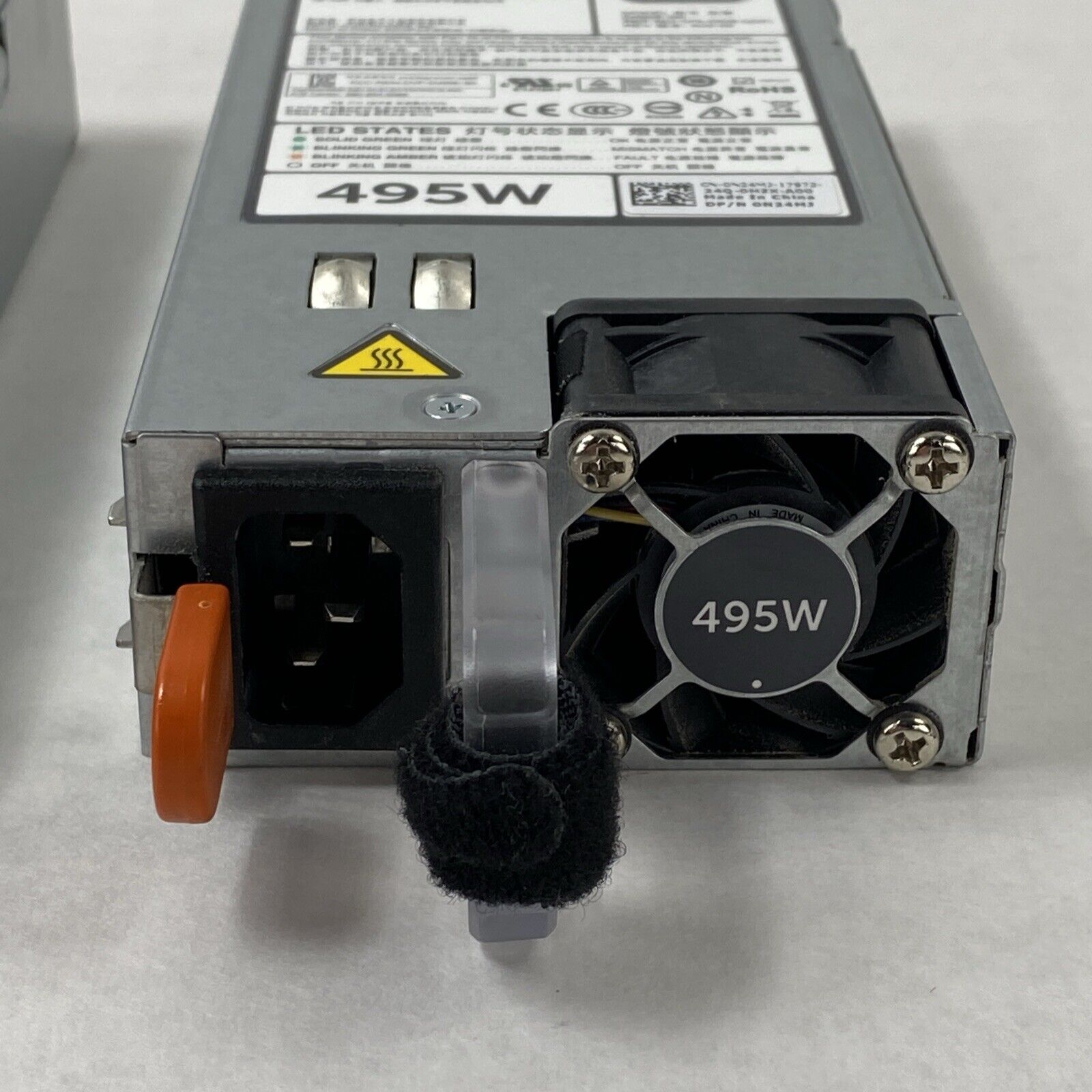 Lot of 2 Dell N24MJ D495E-S0 80 Plus Platinum 495W Power Supply