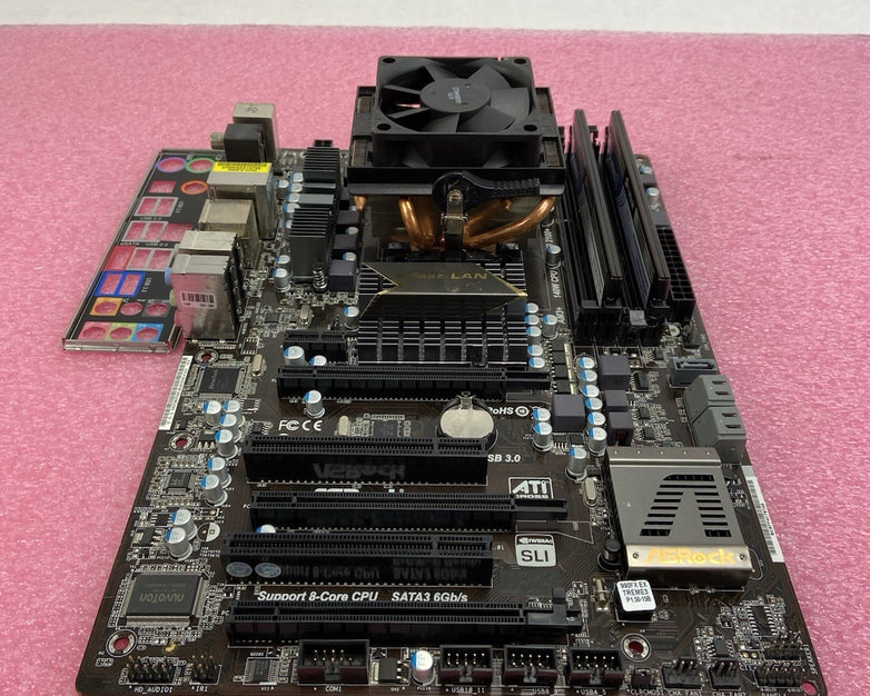 AsRock 990FX Extreme 3 Motherboard AMD FX 6200 3.8GHz 4GB RAM w/IO
