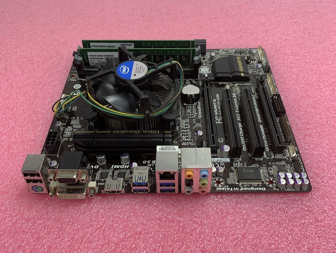 Gigabyte H87M-D3H Motherboard Intel Core i5-4440 3.1GHz 16GB RAM w/ Shield