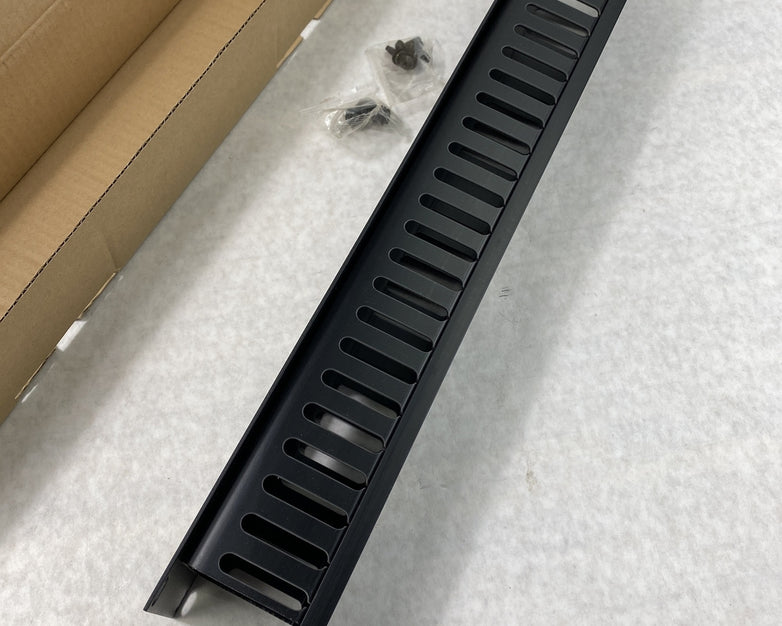 2U (3.5IN) horizontal cable management panel Black DF2 03746