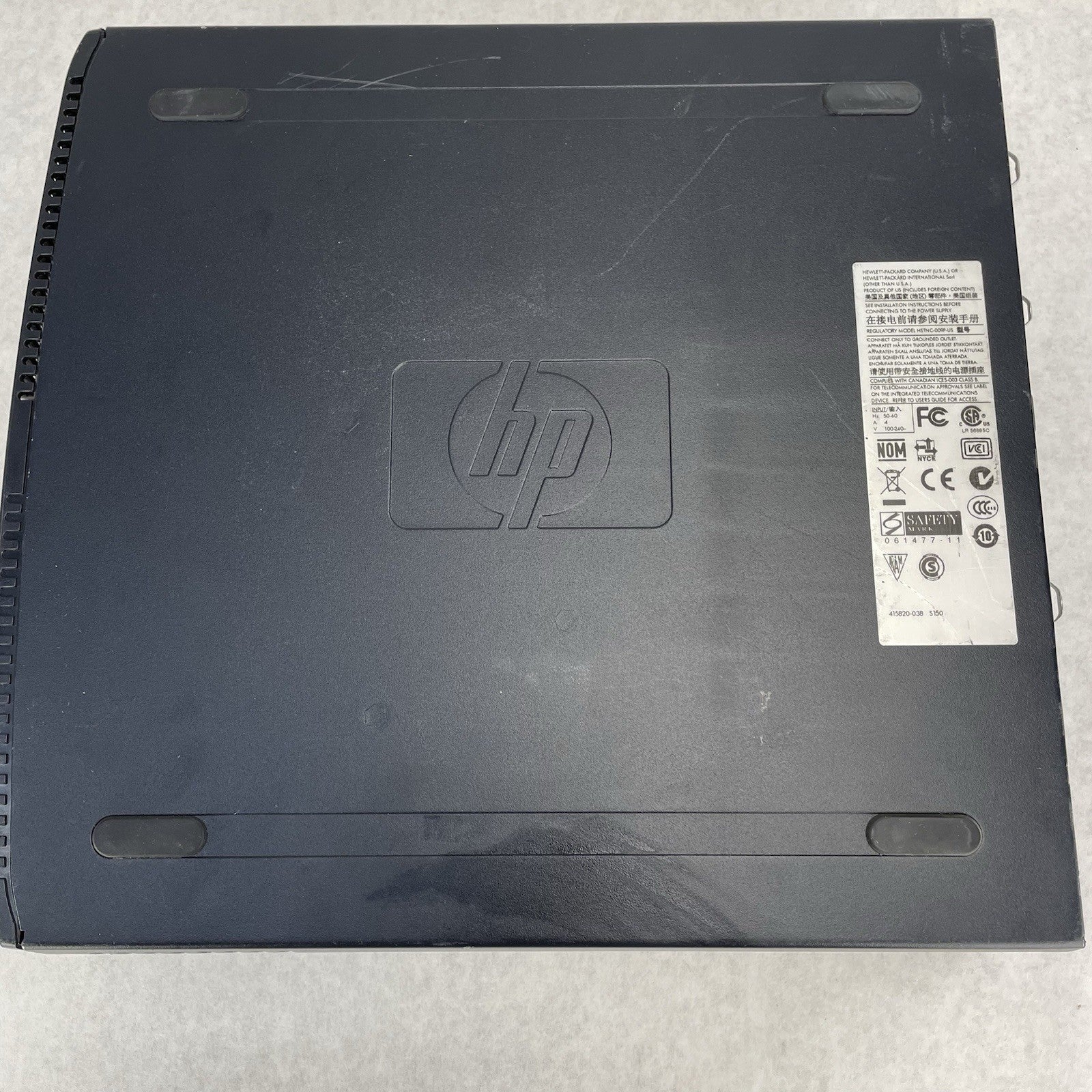 HP Compaq DC 7700 Ultra Slim Pemium D 3.4 GHz 3 GB Ram CD/DVD No HDD No OSS