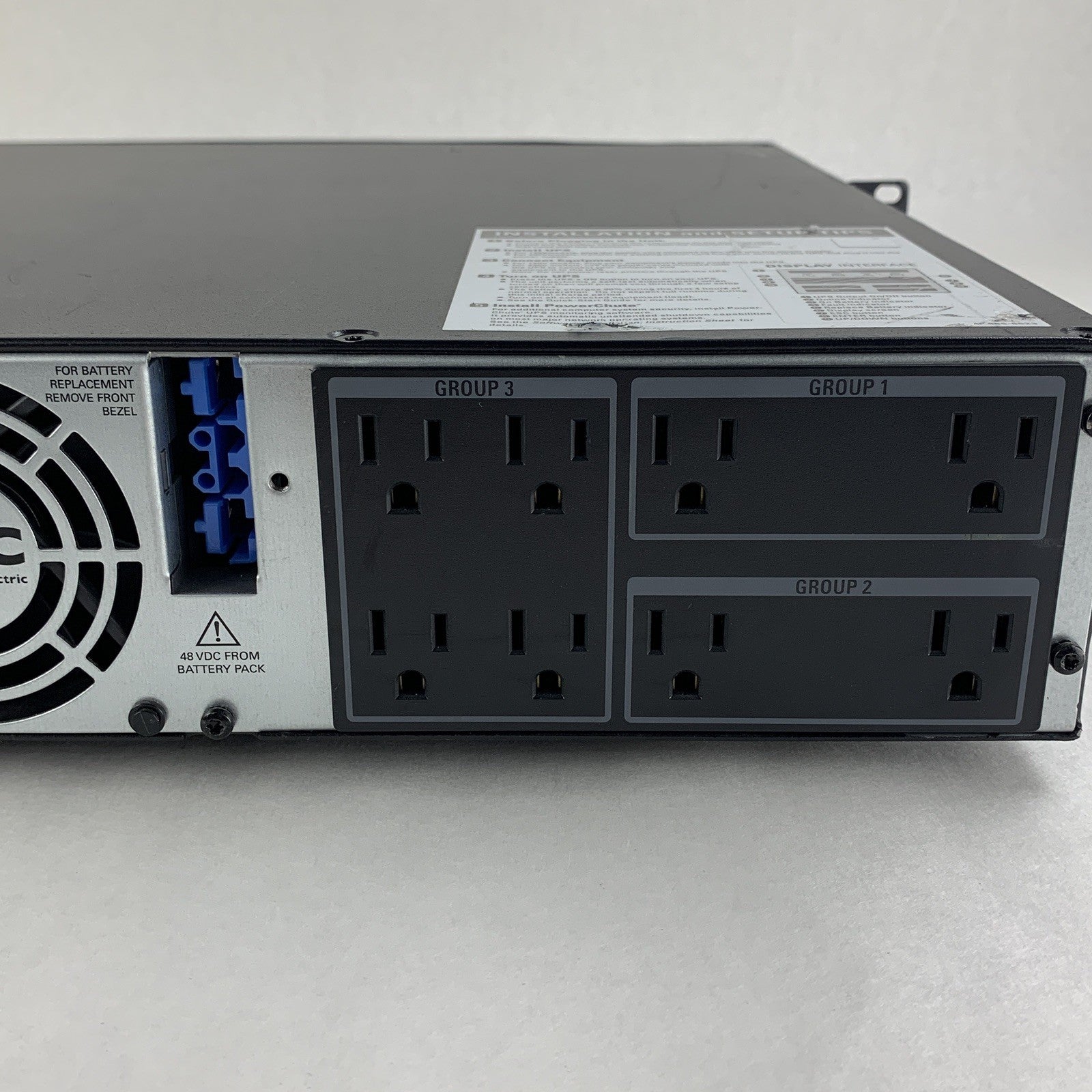 APC SMX1500RM2UNC Smart-UPS Backup 1500VA 1000W 120V w/ AP9641 No Batt No Caddy