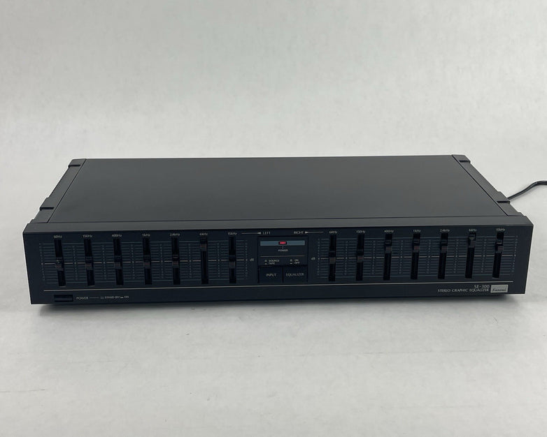 Sansui SE-300 Analog Stereo Graphic Equalizer Black