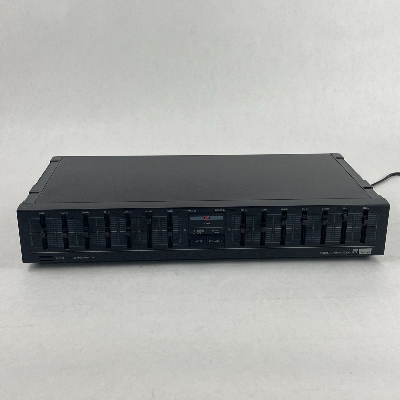 Sansui SE-300 Analog Stereo Graphic Equalizer Black1