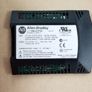 Allen Bradley 1606-XLP 100-120/220-240V 1.6-0.8A 50-60Hz CAT Power supply