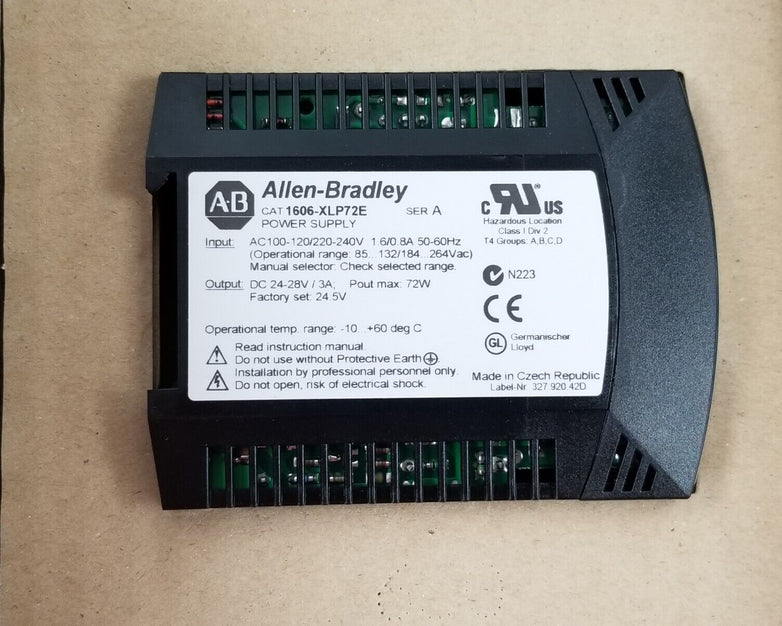 Allen Bradley 1606-XLP 100-120/220-240V 1.6-0.8A 50-60Hz CAT Power supply