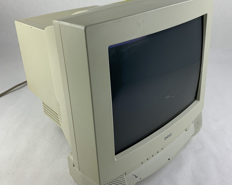 Dell M770mm 17" 1280x1024 CRT VGA Color Computer Monitor Retro Gaming Grade B