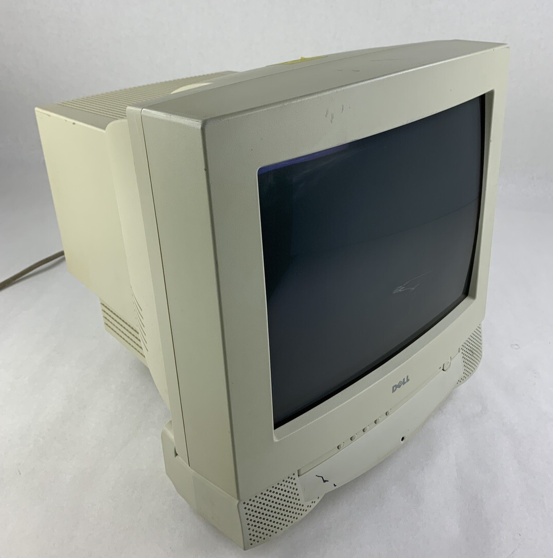 Dell M770mm 17" 1280x1024 CRT VGA Color Computer Monitor Retro Gaming Grade B