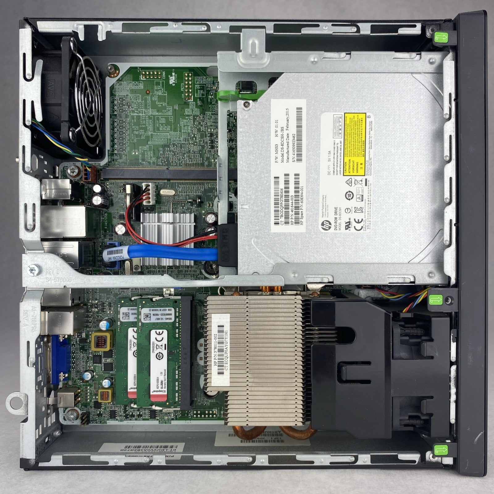HP EliteDesk 800 G1 USDT Intel Core i3-4130 3.40GHz CPU 8GB RAM No Caddy HDD OS