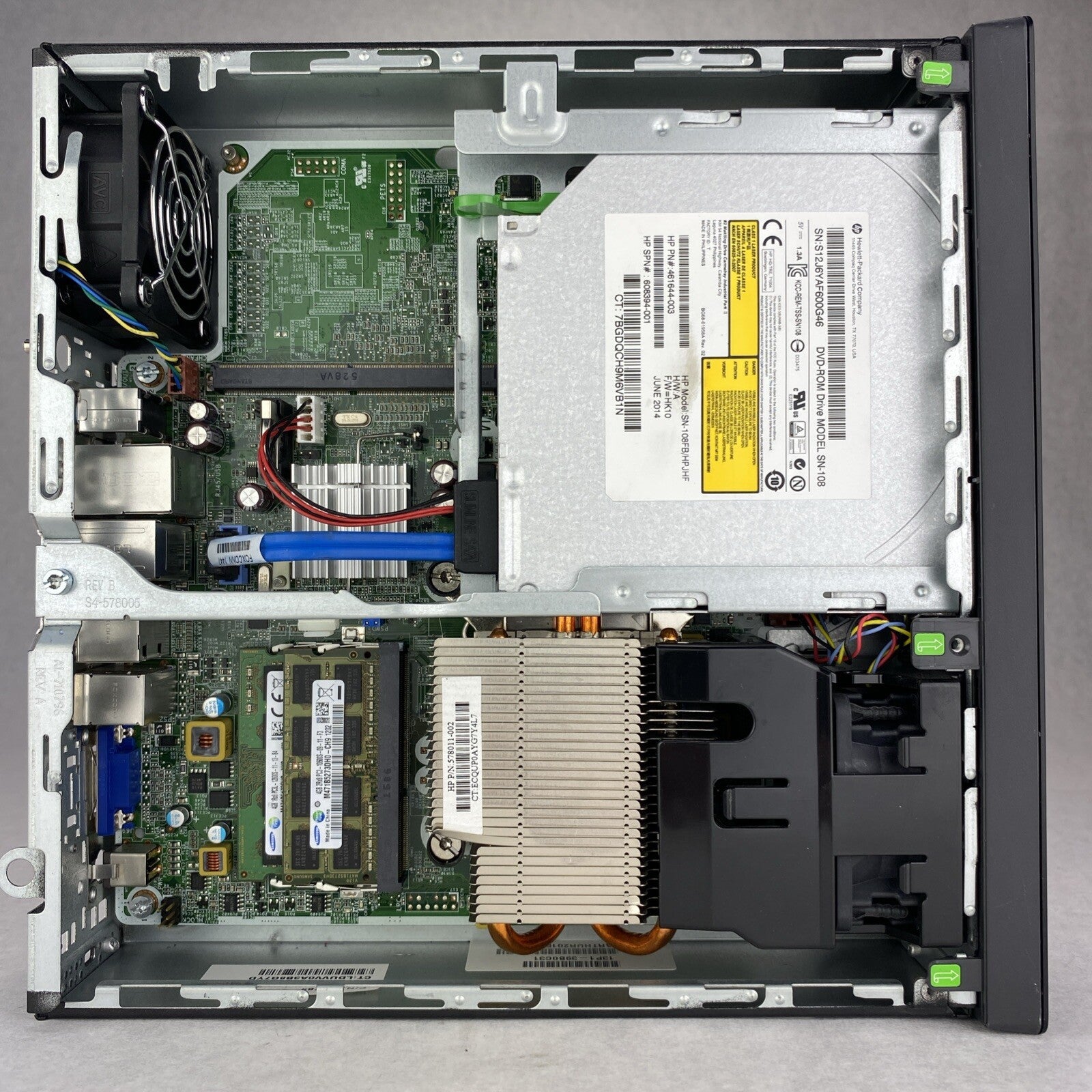 HP EliteDesk 800 G1 USDT Intel Core i5-4570s 2.90GHz 8GB RAM DVDRW No AC No HDD