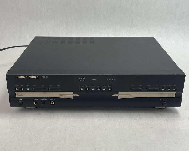 Harmon Kardon CDR 20 Dual CD Recoder For Parts or Repair