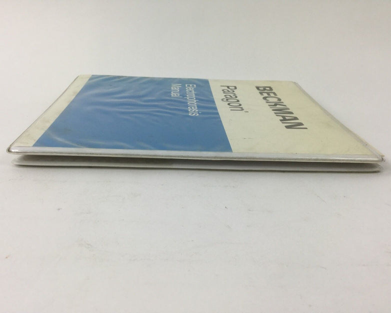 Beckman Paragon Electrophoresis Manual