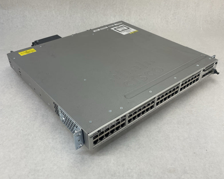 Cisco WS-C3850-48P-S 48-Port PoE+ 1x PSU NM-2-10g Gigabit Switch - Tested